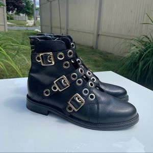 Maje leather boots